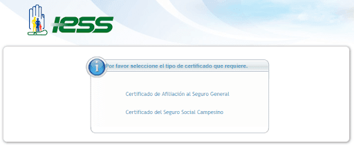 Certificado de No afiliado IESS